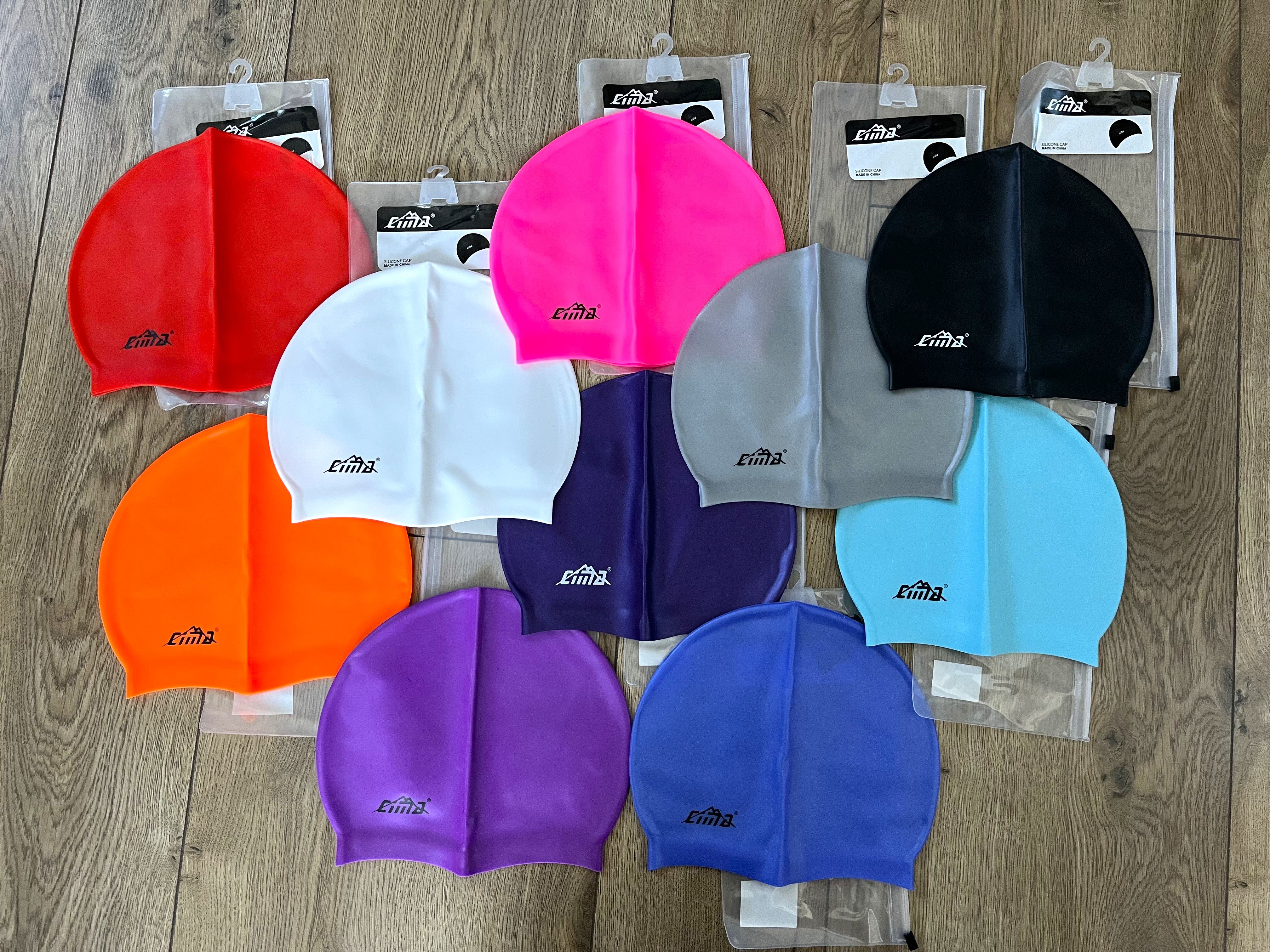 Шапочка для плавання CIMA силіконова для дітей та підлітків (волосся коротке)