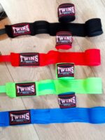 Бінти боксерські TWINS, 5метрів, бавовна з еластаном, колір в асортименті