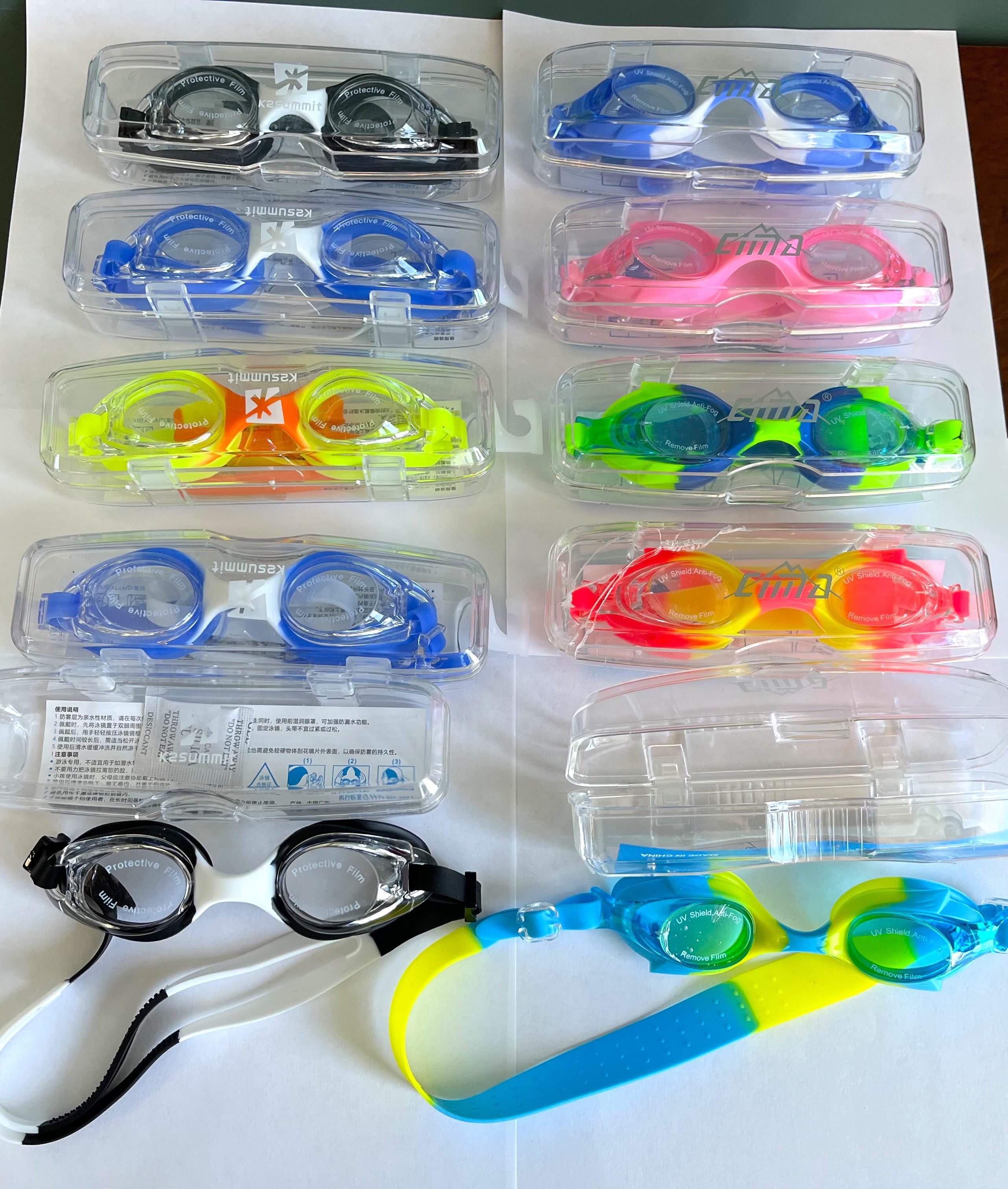 Окуляри для плавання дорослі CIMA, кольори в асортименті