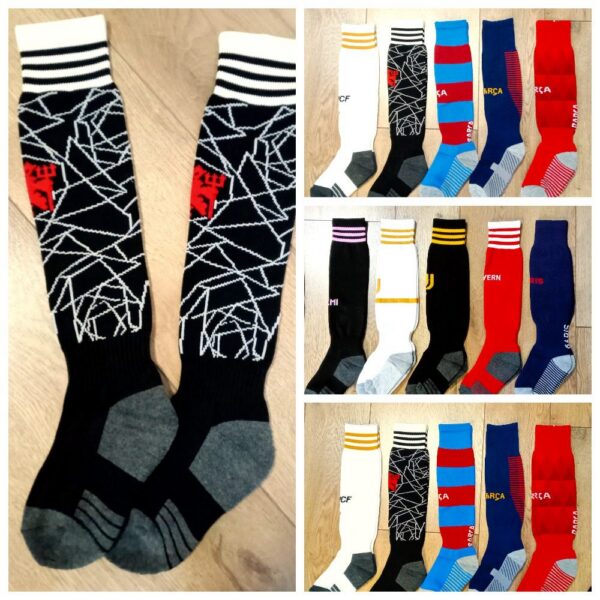 Гетры детские с символикой футбольного клуба SPOINT INTER MIAMI AWAY 2024, размер 32-39, цвет - черный