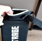 Защита голени и стопы с фиксатором FISTRAGE, размеры S-XL, цвет - чёрный