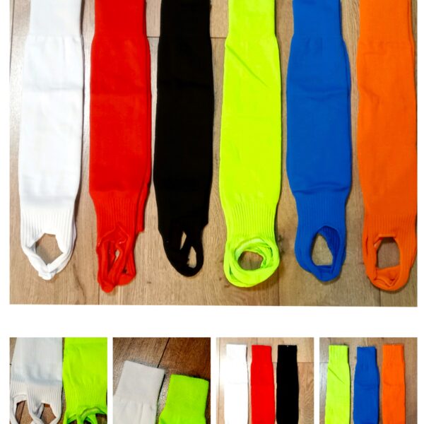 Гетри футбольні (без шкарпетки) обрізки, розмір 33-43 кольори в асортименті