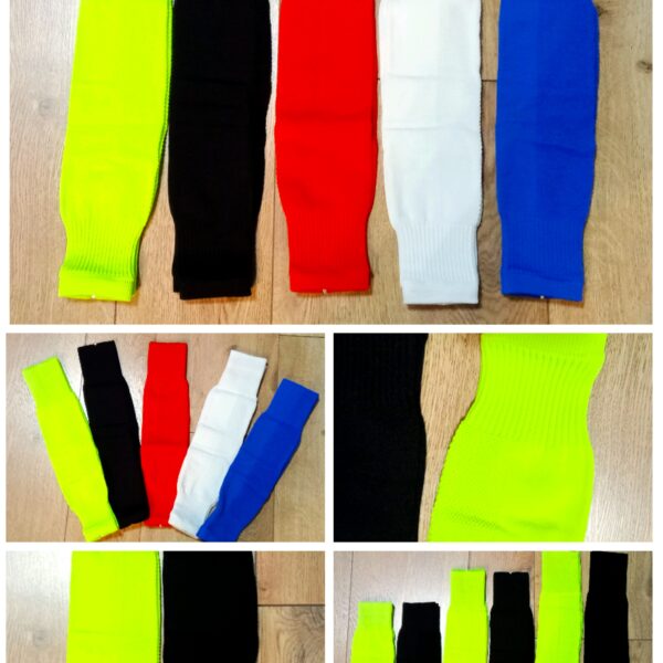 Гетры футбольные (без носка) обрезки, размер М (детские,подростковые), цвета в ассортименте