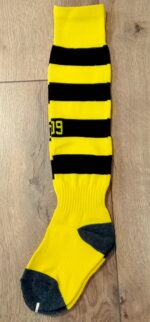 Гетри дитячі із символікою футбольного клубу BORUSSIA DORTMUND HOME 2024, розмір 32-39 жовтий