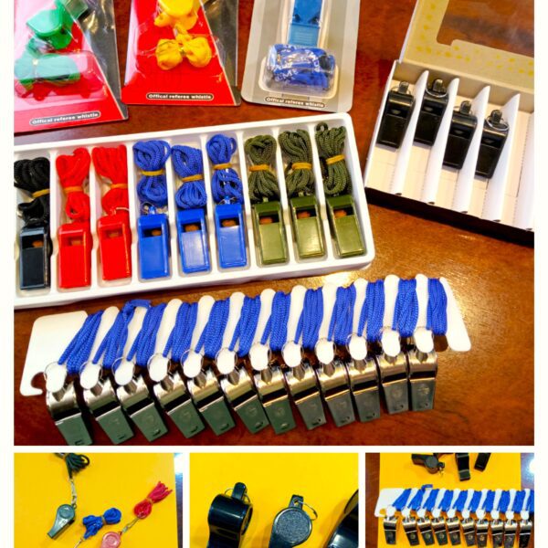 Свисток пластиковый, цвета в ассортименте