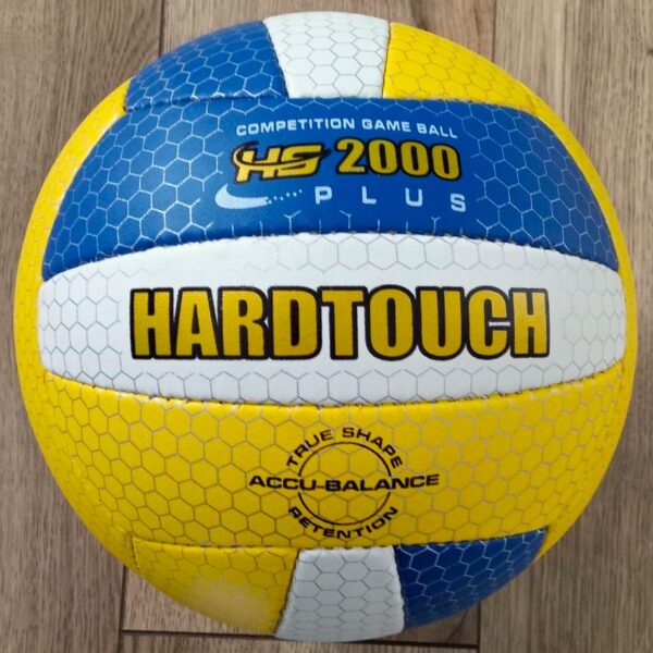 Мяч волейбольный HARD TOUCH VB ,размер №5, материал PU, синий-желтый-белый