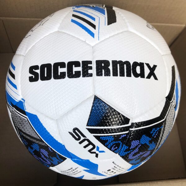 М'яч футбольний CRYSTAL SOCCERMAX біло-синій №5 PU