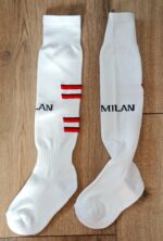 Гетры детские с символикой футбольного клуба  AC MILAN HOME 2025, размер 27-35, цвет черный