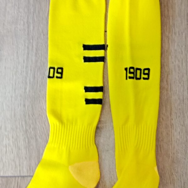 Гетри дитячі із символікою футбольного клубу AC MILAN HOME 2025, розмір 27-35, колір чорний