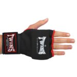 Рукавички-бинти внутрішні гелеві з поліестеру TWINS, розмір S-XL, колір-чорний (червона окантовка)