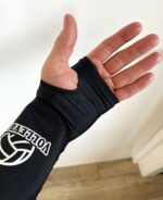 Нарукавники компрессионные волейбольные (рукава с накладками для защиты)(к-т из 2шт) черные