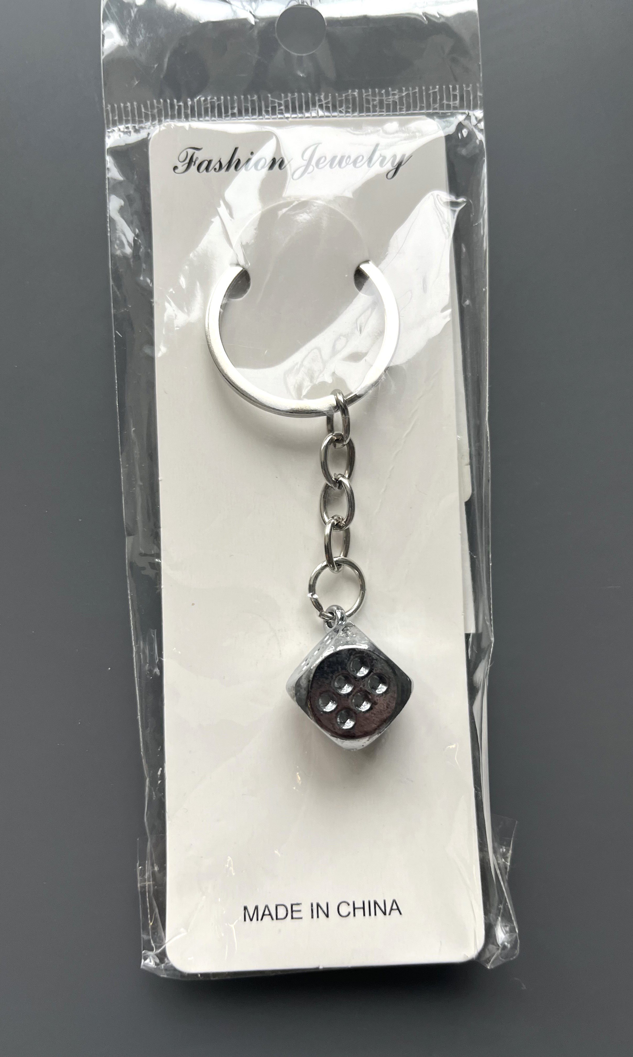 Брелок для ключей  "Мяч бейсбольный", металлический