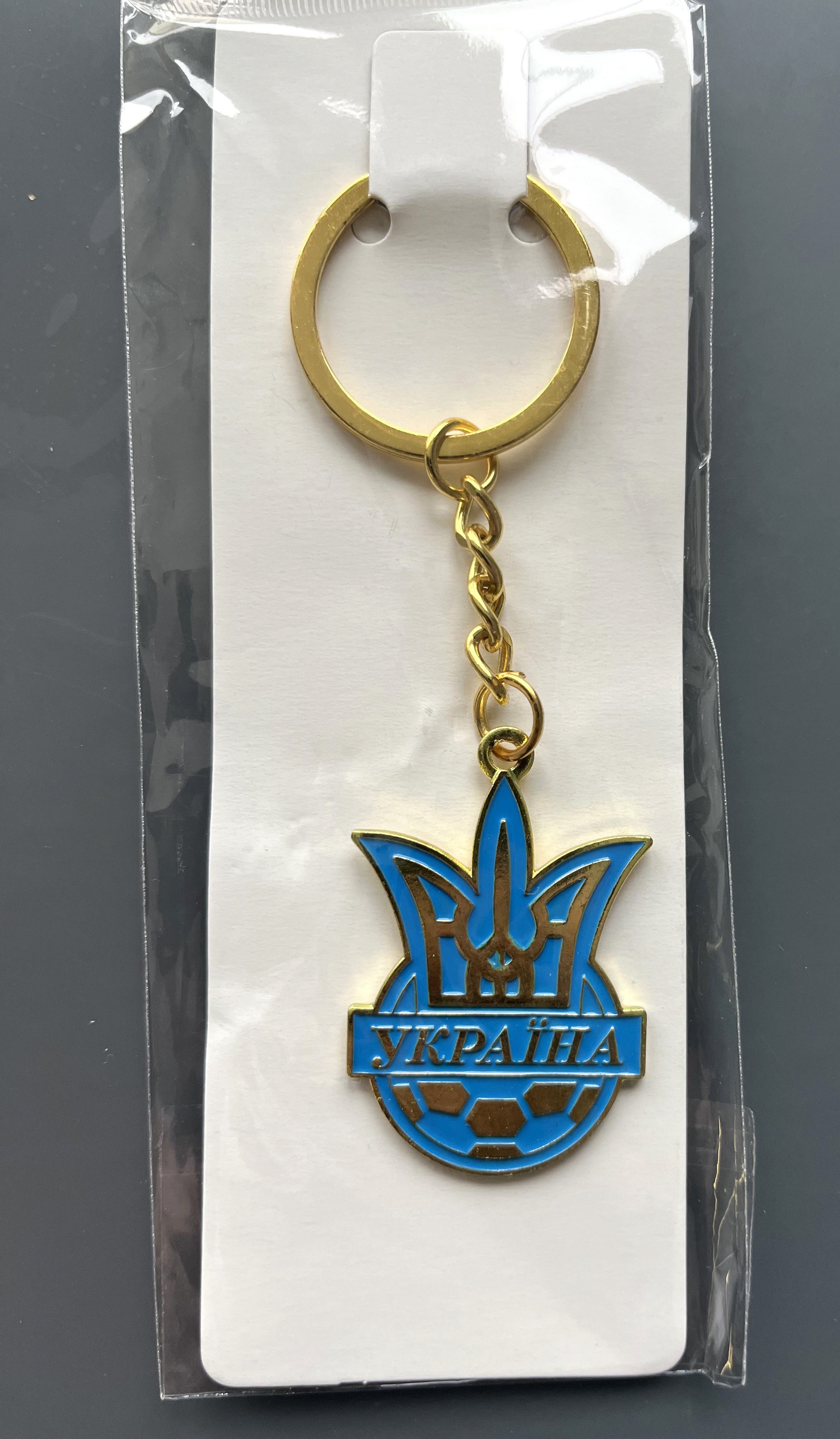 Брелок для ключів "М'яч бейсбольний", металевий