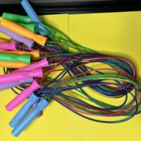 Скакалка скоростная Кроссфит с подшипником и стальным тросом CIMA, длина - 3метра, цвет - чёрный