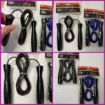 Скакалка SP-Sport L=2,6м, тонкие ручки, цвет - черный