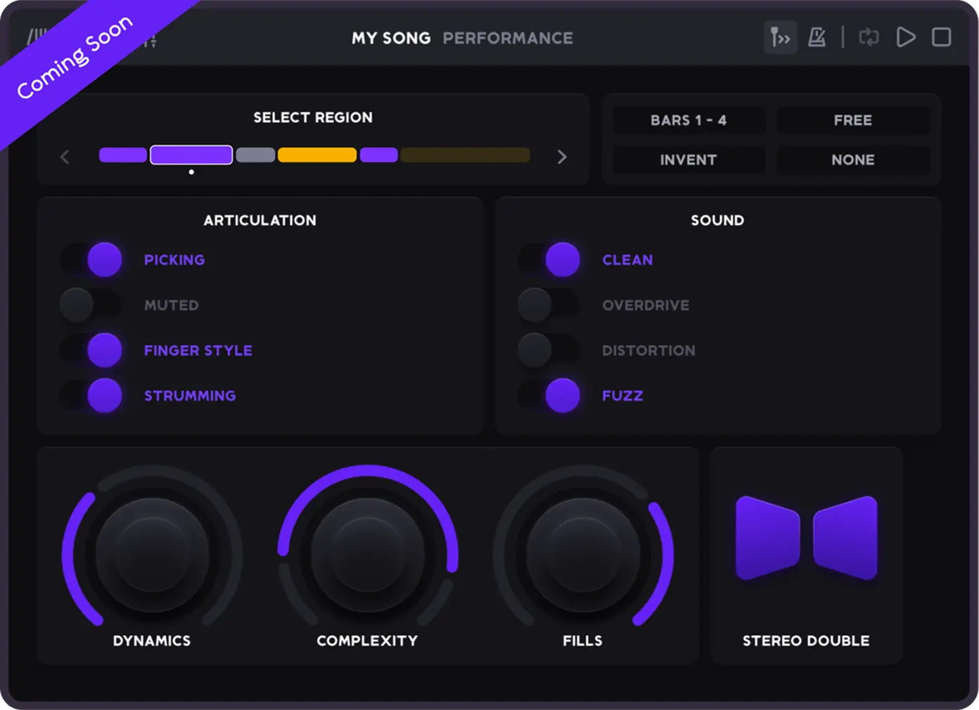 How do I mix or balance sound layers in Aiode?