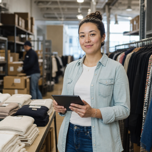 Portrait of a retail logistics client