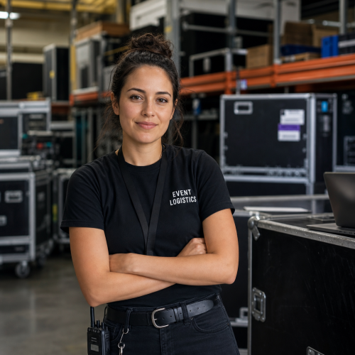Portrait of an event logistics client