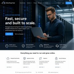 Application hosting illustration