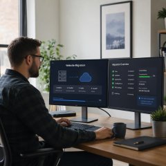 Website migration illustration