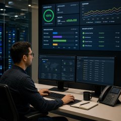 Monitoring and backups illustration