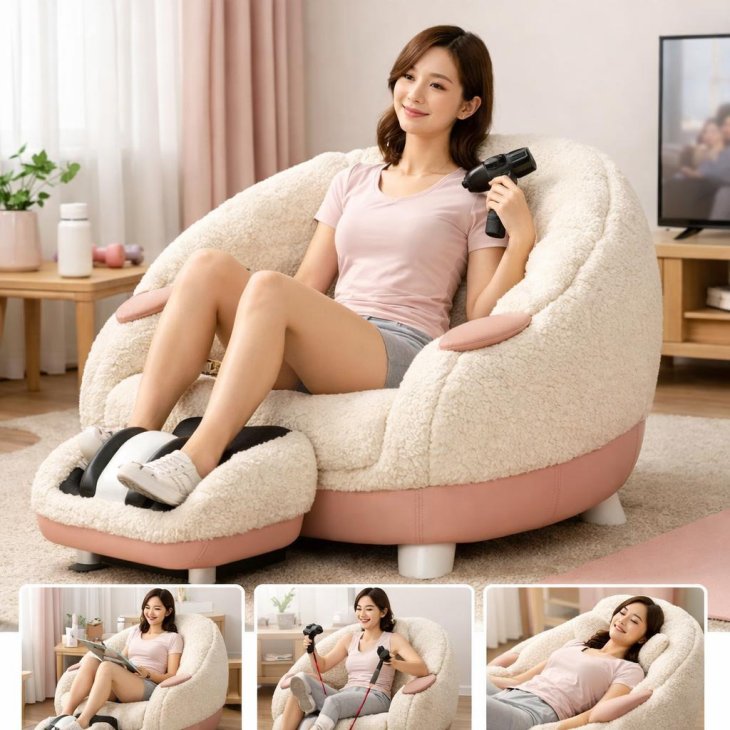年轻女性专属款按摩椅展示图