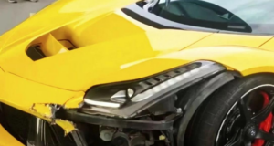 Ferrari LaFerrari поврежден в ДТП в Китае