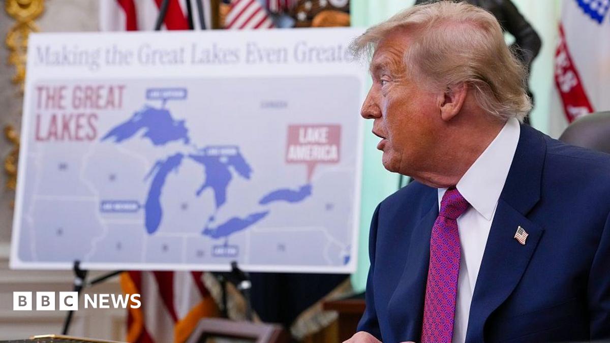 Трамп призывает Apple переименовать «Озеро Онтарио» в «Озеро Америка»