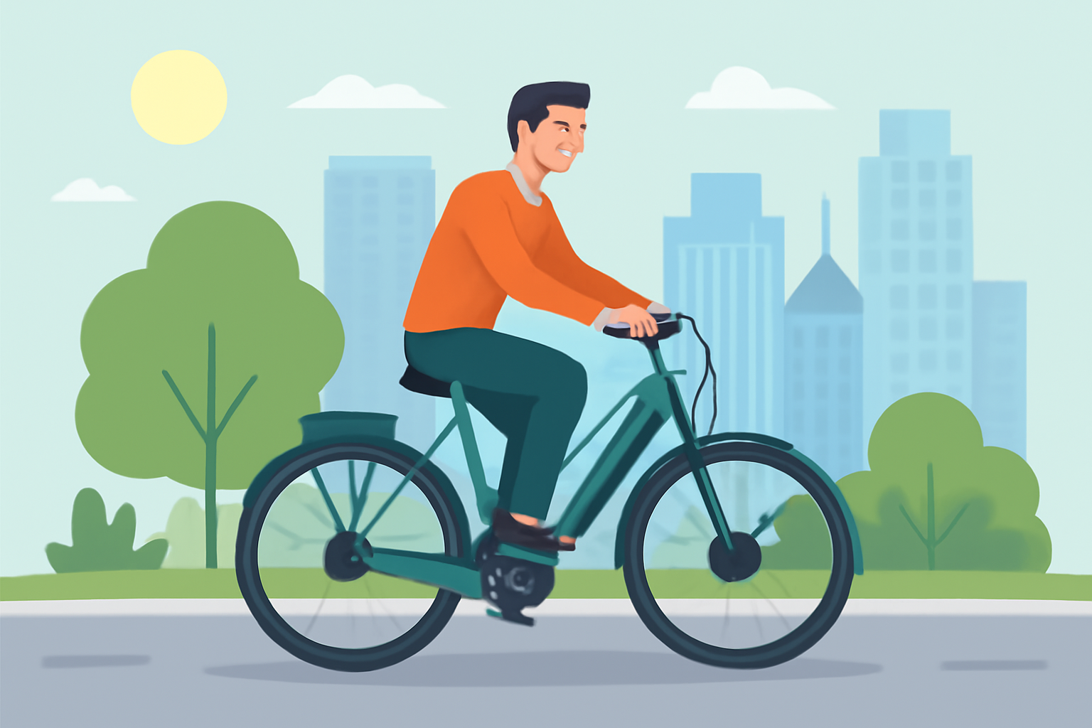 Электрические велосипеды: экологичный и экономичный транспорт для городских жителей в 2024 году
