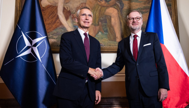 Joint press statements by the Secretary General and the Czech Prime Minister - Informal meeting of NATO Ministers of Foreign Affairs