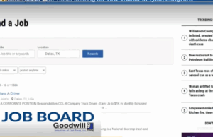 Goodwill Industries Восточного Техаса ищет тренера WAT в Тайлере и Лонгвью