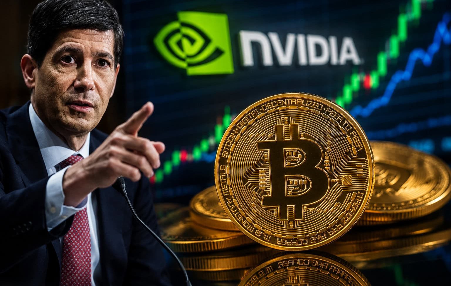 Bitcoin fällt trotz Nvidia-Rallye – Notenbanker-Treffen in Jackson Hole im Fokus