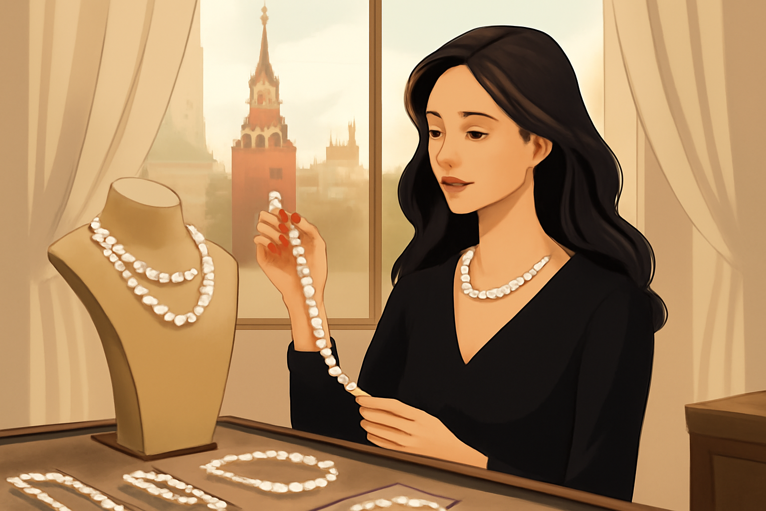 Как правильно выбрать колье с жемчугом в Москве: главные советы и критерии качества