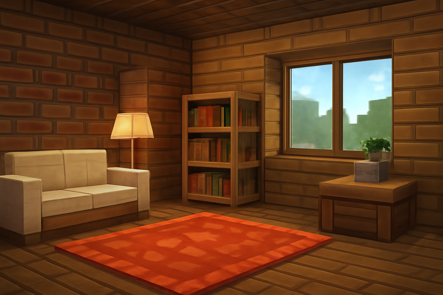 Создаем уютные интерьеры в Minecraft: секреты выбора ковров и текстур