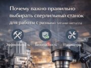 Почему важно правильно выбирать сверлильный станок для работы с разными типами металла