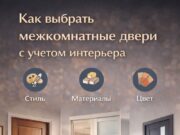 Как выбрать межкомнатные двери с учетом интерьера