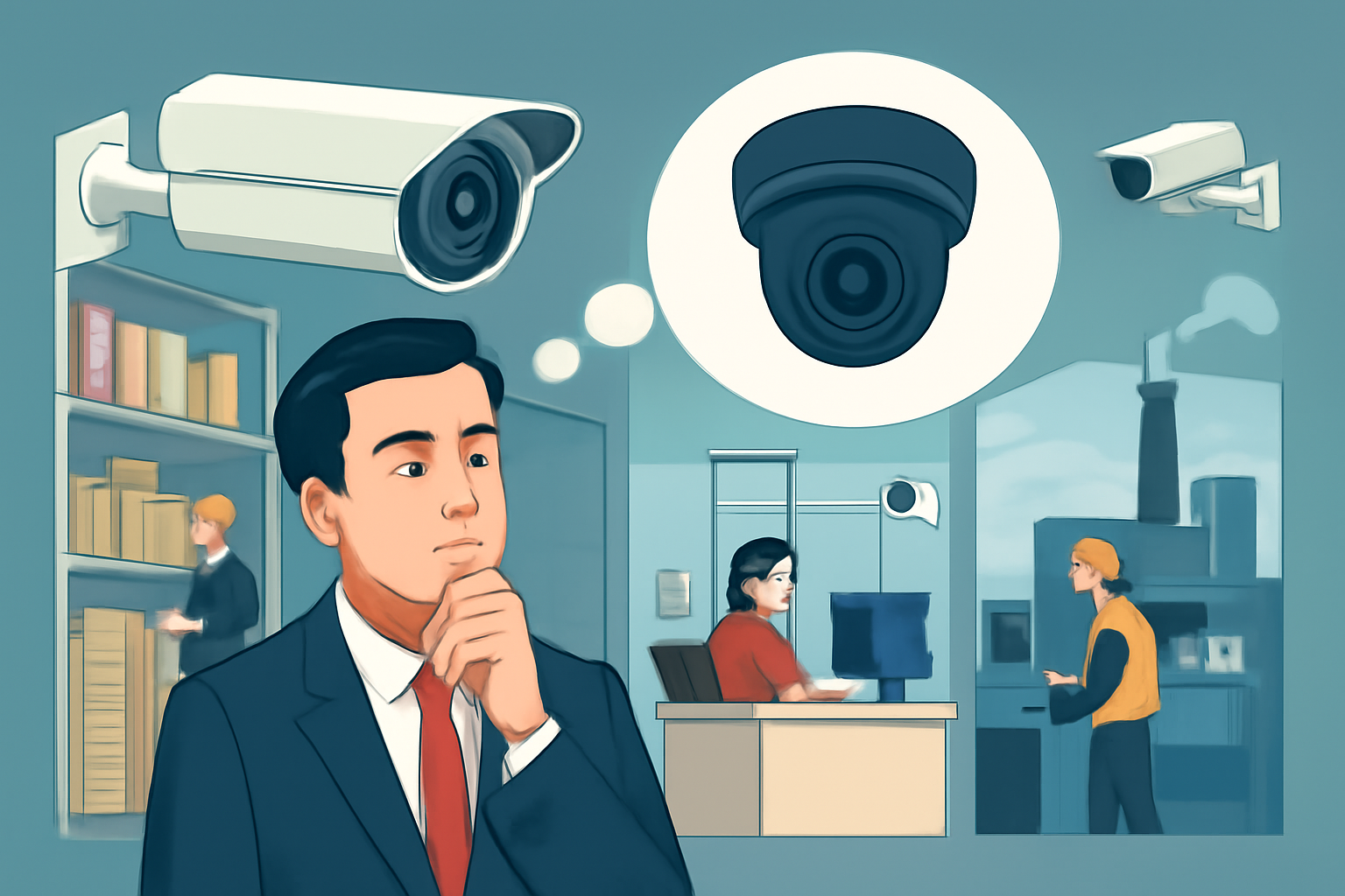 Как выбрать идеальную систему видеонаблюдения для склада, офиса и производства
