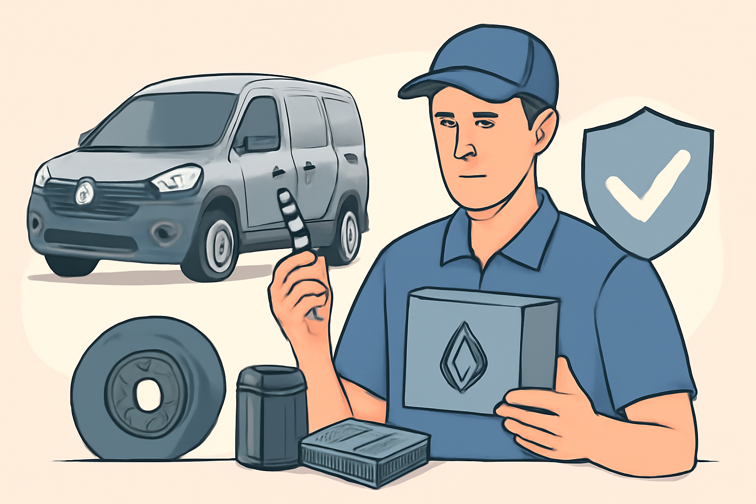 Как отличить оригинальные запчасти для Renault Dokker и почему их выбор важен для безопасности и надежности автомобиля