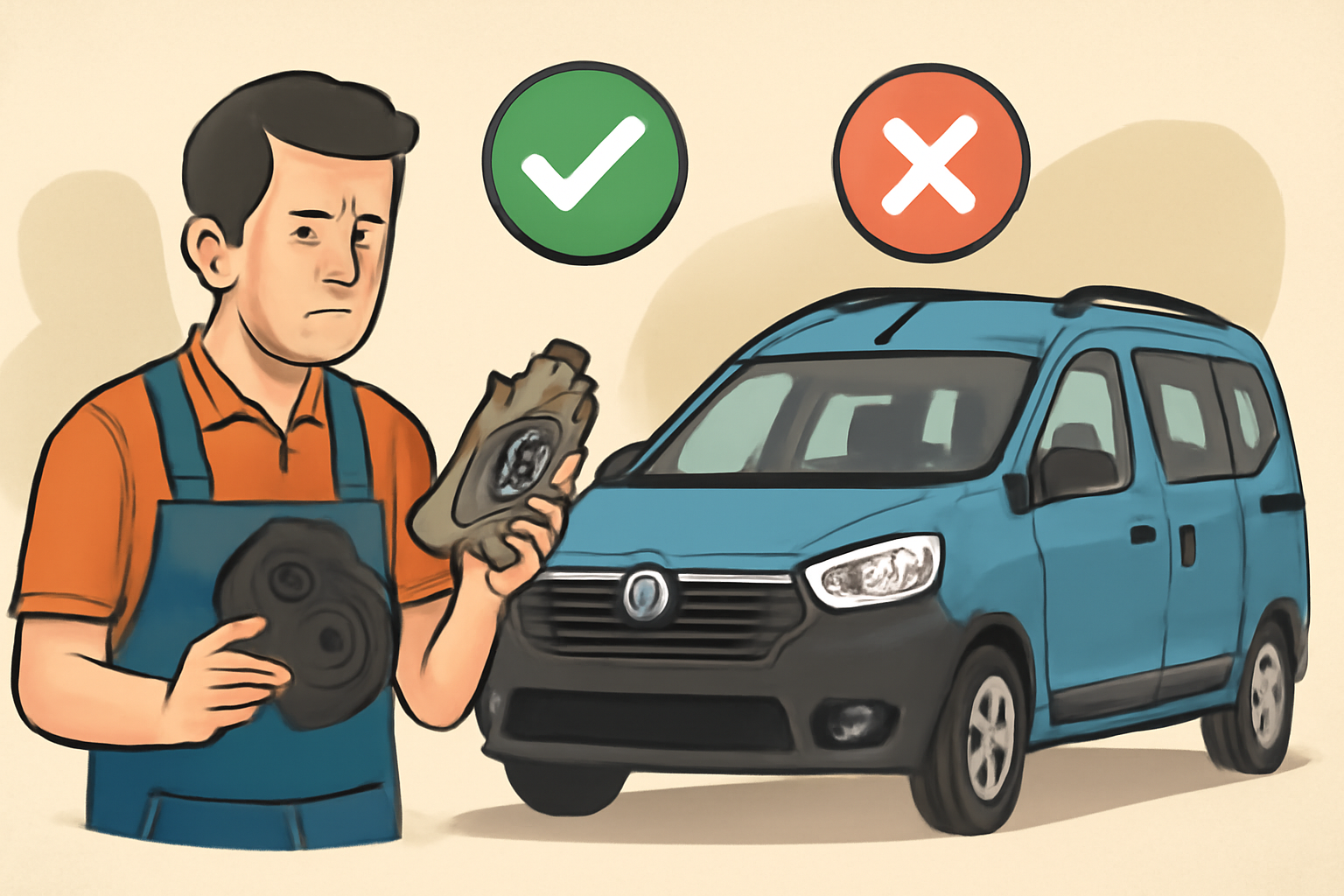 Как правильно выбрать оригинальные и неоригинальные запчасти для Renault Dokker: плюсы и минусы каждого варианта