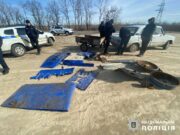 Thieves Rob Gas Station and Steal Road Sign in Kharkiv Region