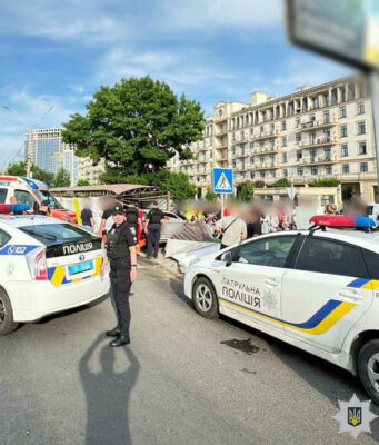 Accident in Fontanka village: drunken BMW driver involved in a crash with casualties