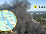 Fire in the village of Chebotarivka: rescuers on the scene