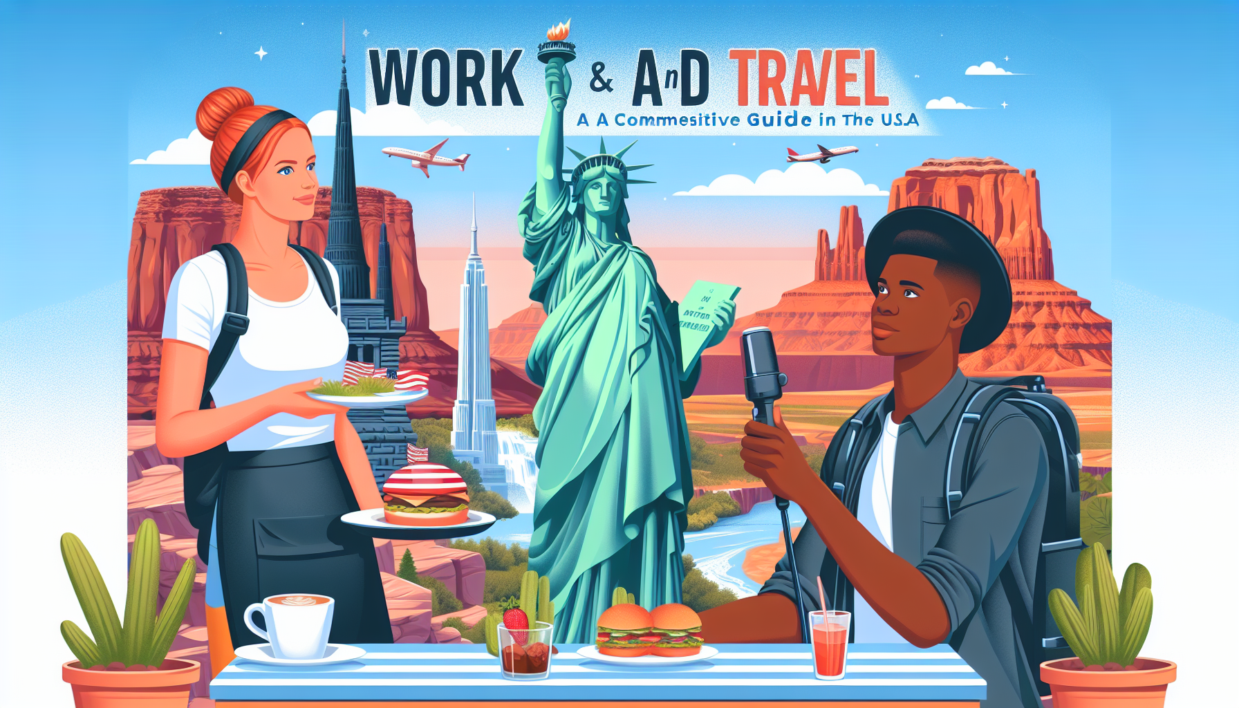 Работа и отдых в США: Полный справочник по программе Work and Travel