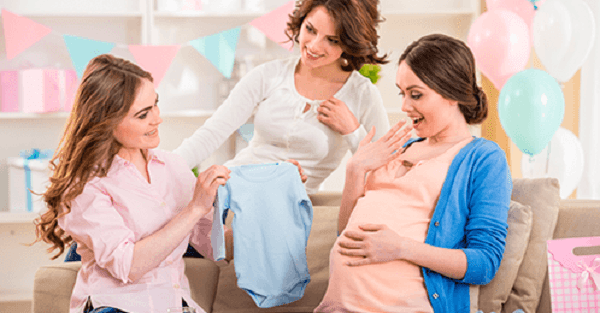 Invitados a baby-shower