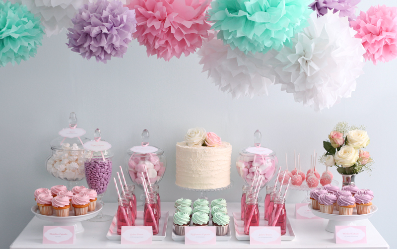 Ideas para decorar mesa de banquete para bautizo