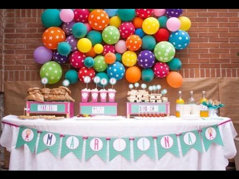 Cómo decorar fiesta de cumpleaños con poco presupuesto