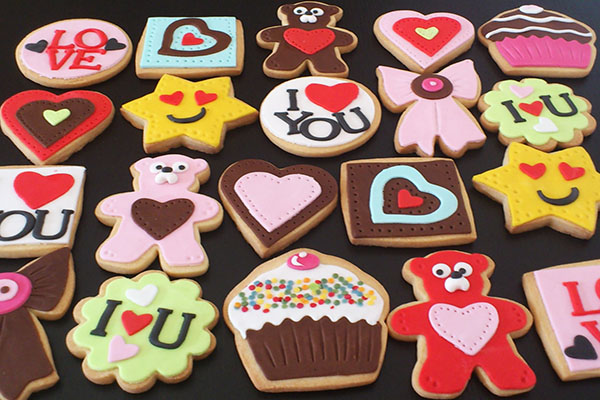 Galletas para San Valentín