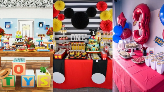 Temas de moda para fiestas infantiles