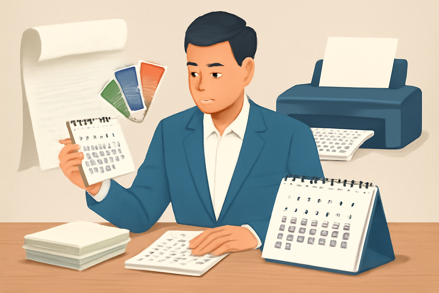 Как выбрать бумагу и технологии печати для создания качественных календарей