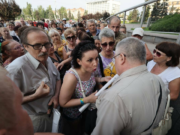 Protest w Zaporożu po odcięciu prądu: żądanie przywrócenia światła